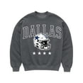 thumbnail image 5 of Women's Gameday Couture Charcoal Dallas Cowboys Oversized Rising Stars Premium Fleece Drop Shoulder Sweatshirt, 5 of 5