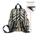 thumbnail image 5 of FORMRS School Backpack with Front Zippered Pocket 12" Elementary Student Travel Daypack, Black Lines, 5 of 6