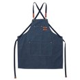thumbnail image 1 of Chef's Apron with large pocket cotton canvas cross back Heavy Duty adjustable work apron, 1 of 5