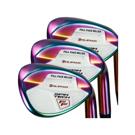 Orlimar Golf Spin Tech FF Rainbow 3pc Wedge Set, 52*/56*/60 Steel Wedge Flex - Right-Handed