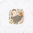 thumbnail image 4 of Inktastic Chicken Flowered Cottagecore Girls Toddler Dress, 4 of 5
