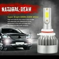 thumbnail image 1 of 9005+9006+H11 LED Headlight Hi/Low Beam Bulb Fog Light Sets 6000K 4965W 744750LM(9005-Fanless/1Pair), 1 of 8