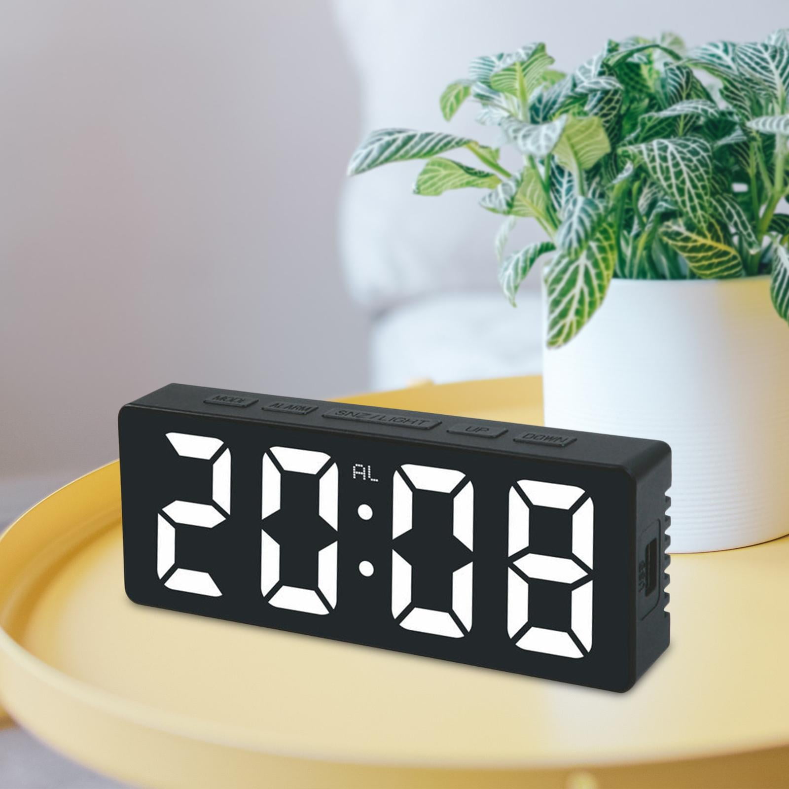 Large Number Digital Clock Four Speed Brightness Adjustment for Living
