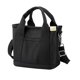 thumbnail image 1 of Bolso Tote Multibolsillos con Cremallera, Bolso de Lona Hecho A Mano JaponéS con Compartimentos, MultifuncióN Negro, 1 of 6