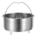 thumbnail image 1 of Panier Vapeur en Acier Inoxydable Cuiseur à Riz Vapeur pour Cuiseur Instantané avec Poignée Cuiseur à Pression Cuiseur à Riz, 1 of 8