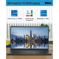 thumbnail image 4 of Dell Inspiron 15 Business Laptop, 15.6" FHD Touchscreen, Intel 10-Core i7-1355U, 32 GB RAM, 1 TB SSD, Office Pro Lifetime License, Intel Iris Xe GPU, Webcam, Wi-Fi 6, Windows 11 Pro, w/Accessories, 4 of 5