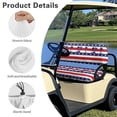 thumbnail image 6 of Aplkyhs Golf Cart Seat Covers Patriotic Stars Palm Tree Golf Cart Washable Seat Cover Easy Install and Clean Breathable Comfortable Breathable for Club Car Precedent and Most Original Front Seat, 6 of 7