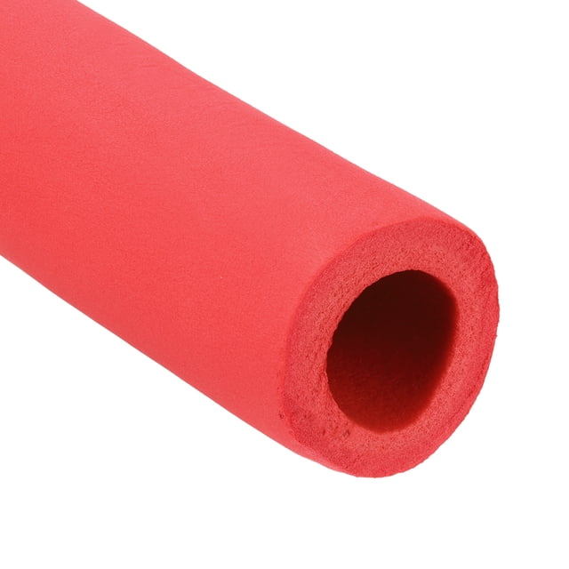 Unique Bargains 39.4'Length 2.36' ID Pipe Insulation, 1 Pcs 25mm Thickness, Red