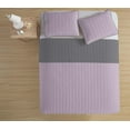 thumbnail image 4 of MHF Home Bruce Lavender/Grey Reversible Quilt Set Twin, 4 of 6