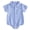 Blue-w, variant on Baby Boy Short Sleeve Bodysuit Lapel Collar Plaid Print Open Crotch Newborn Summer Snap Closure Casual Daily Wear One Piece 0-3 Months