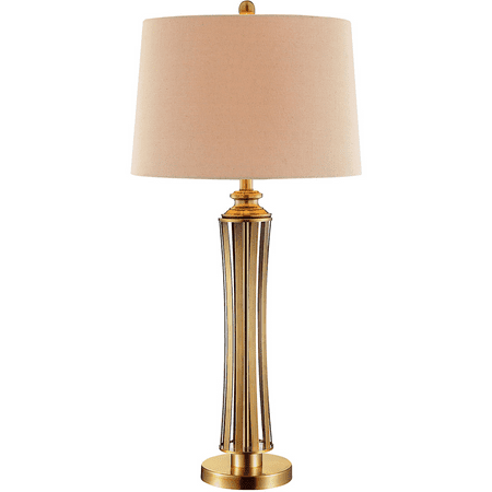 - Table Lamps 1 Light Fixtures With Brass Finish Steel Material A-15 Bulb 17 inch Wide 150 Watts