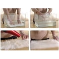 thumbnail image 3 of shiyou-Area Rugs 2x4 Faux Fur Rug, Area Rugs Soft Fluffy Rug with 2 INCH Long Plush Fiber for Bedroom Decor, Machine Washable Shag Rug Carpet Mat Rug for Bed Living Room Modern Home Decor Non-Slip, 3 of 4