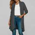 thumbnail image 2 of Women's Lightweight Open Front Cardigans Long Sleeve Casual Soft Drape Fall Cardigan, 2 of 5