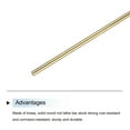 thumbnail image 4 of 4mm x 100mm Brass Round Rod, Metal Solid Shaft Rods Lathe Bar 30pcs, 4 of 5