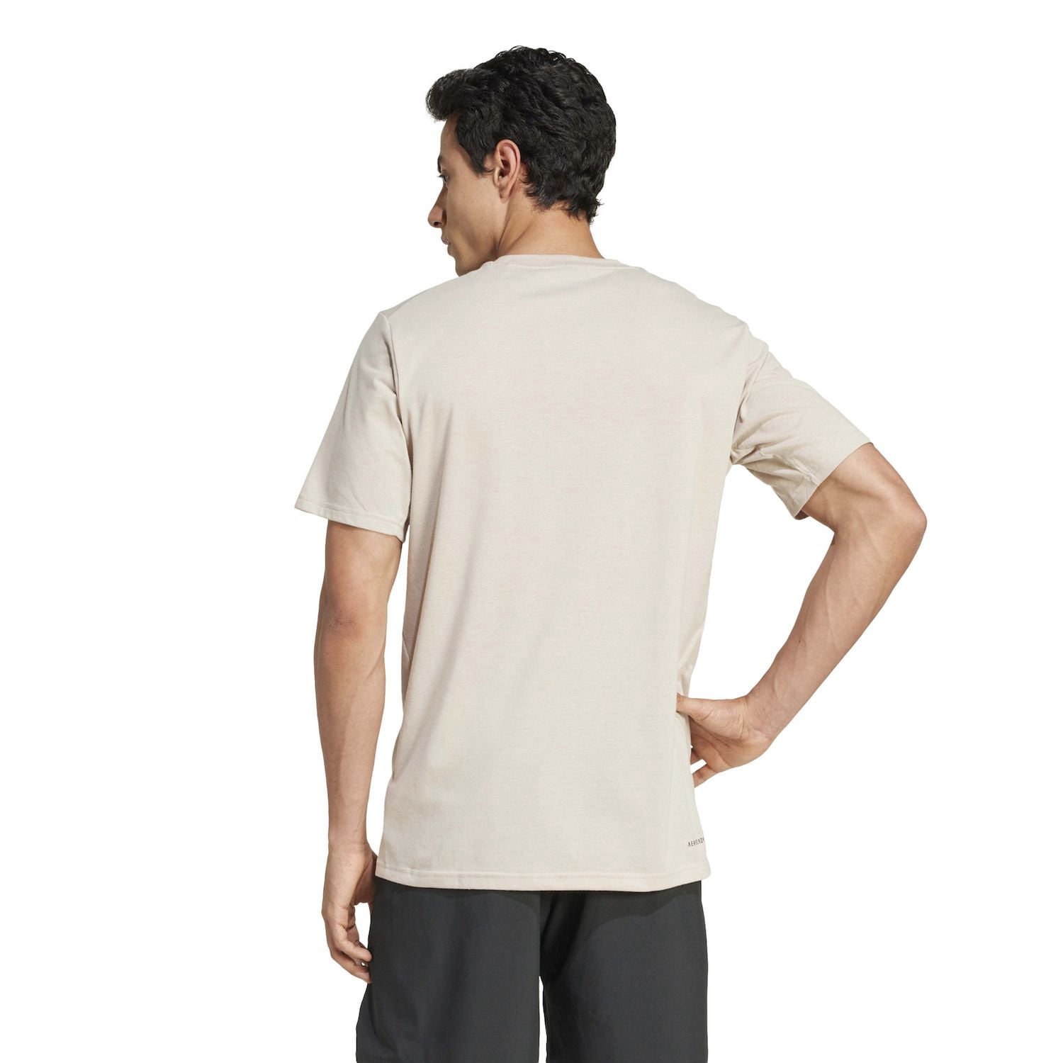 adidas Men's Train Essentials Feelready Training T-Shirt (Semi Lucid Blue, M)