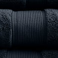 thumbnail image 7 of Madison Park 8-Piece Luxury Cotton Towel Set, 800GSM Bath Towels, Ultra Soft & Absorbent, Black, 7 of 7