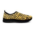 thumbnail image 4 of Psesaysky Yellow Pattern Printed Shoes for Girls Women Low-Cut Casual Shoes Lightweight Breathable Walking Sneakers Suitable for Spring and Autumn, 4 of 6