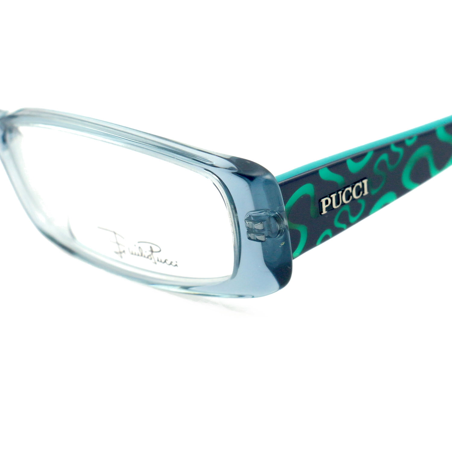 Emilio Pucci Eyeglasses EP2655 Light Blue New Emilio Pucci - Cat-Eye Sirena Sunglasses - Light Blue  main image 3