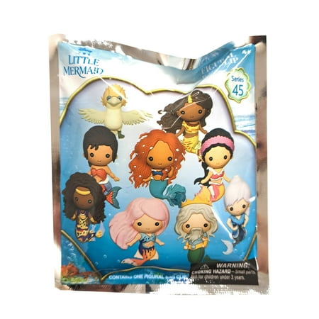 ( case pack of 16 ) Disney The Little Mermaid Movie 3D Foam Bag Clip | 1 Random
