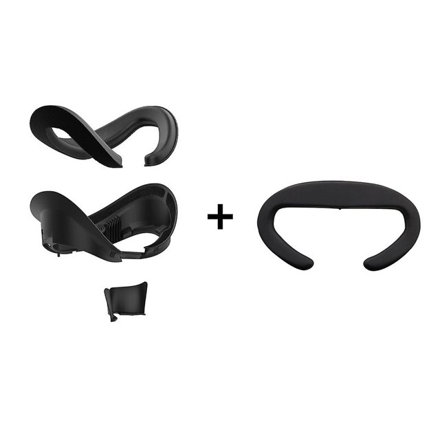 Almohadilla para la nariz con soporte para la cara y almohadilla antifugas de luz para auriculares Pico 4 VR, paquete B