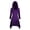 Purple, variant on Penkiiy Hoodies for Women Women's Party Tree Print Convertible Collar Asymmetrical Knitwear Cloak Tops Purple Y2K Clothes