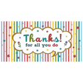 thumbnail image 3 of Colorful Design Thanks Banner Glitter Text Appreciation Decoration for Teacher's Day Employee Recognition Party Decor, 3 of 7