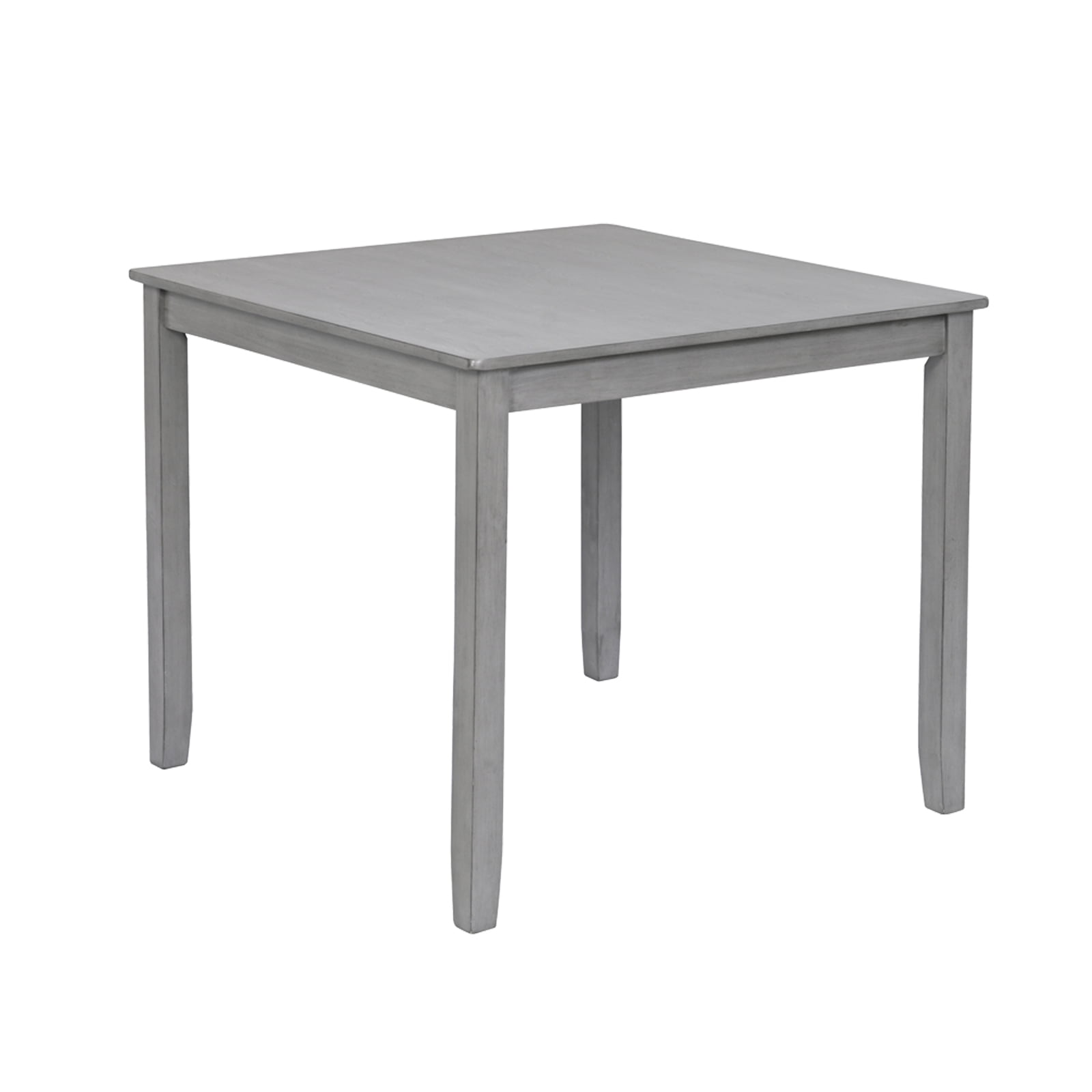 HOQBN Wooden Square Dining Table,34.5" Kitchen Table for 4 People,Farmhouse Kitchen Table for Kitchen & Living Room,