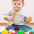 thumbnail image 4 of Jouet Marteau de Sable, Large Application Longueur 13cm Jeu Amusant Musique Maraca pour Performance, 4 of 7