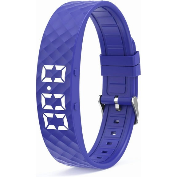 YiJuHui 1pcs Smart Sleep Tracker Wristband with Vibration Alarm, Rechargeable Fitness Watch for Sleep Monitoring, Heart Rate Monitor, Waterproof Activity Tracker for Men Women