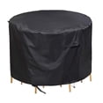 thumbnail image 1 of Cubierta redonda a prueba de polvo e impermeable para muebles, cubierta protectora para muebles de mesa de jardín al aire libre BANYUO Hogar, 1 of 5