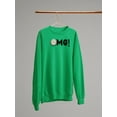 thumbnail image 3 of Omg Daisy Yellow Sweatshirt Women -Image by Shutterstock, Female x-Large, 3 of 4