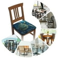 thumbnail image 7 of KLL Artistic Turtle Earth Pattern Seat Covers for Dining Room Chairs,Washable Chair Seat Chair Covers Seat Protector-Four Pieces, 7 of 7