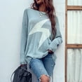 thumbnail image 4 of Blusa de manga larga con cuello alto y hombros descubiertos a la moda para mujer, Top de invierno Adepaton CJWUS-3350, 4 of 8