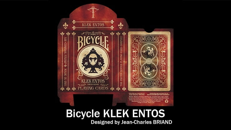 Bicycle Klek Entos Red (Marked) Playing Cards by USPCC