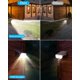 thumbnail image 4 of Lámpara solar exterior impermeable IP68, 20 LED, 3 modos de iluminación, foco solar para jardín, para decoración de paisajes exteriores., 4 of 4