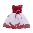 thumbnail image 1 of Robes de Cérémonie pour Tout-Petits et Bébés de 0 à 2 Ans, Robes de Baptême, Robe Rose, Violette, Bleue et Jaune pour Bébés Filles, Baptême, 1 of 7