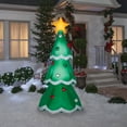 thumbnail image 2 of Gemmy Airdorable Christmas Airblown Inflatable Christmas Decor Tree, Tall, green, 2 of 2