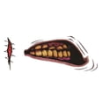 thumbnail image 2 of Xihbxyly Almacén de liquidación Pegatinas de boca de Halloween Pegatinas de decoración de labios de terror DIY Pegatinas de maquillaje Suministros de fiesta, 2 of 6