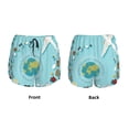 thumbnail image 5 of Lsque Travelling on Airplane Printed Women's Running Shorts with Liner Pockets,Elastic Quick Dry Workout Athletic Gym Yoga Shorts,Womens High Waist Shorts-X-Large, 5 of 9