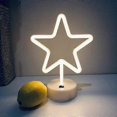 thumbnail image 1 of LED Neon Sign Decorative Lights Table Decoration Neon Lamp With Base For Kids Boy And Girl Bedroom Unique Gift For All Occasions (Warm White), 1 of 3