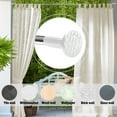 thumbnail image 5 of Shower Curtain Rod 51-168 In Long Outdoor Tension Curtain Rod for Patio, Adjustable Curtain Rod No Drilling, Spring Tension Rod for Bathroom Window Easy to Install No Rust, Stainless Steel, White, 5 of 9