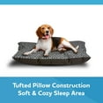 thumbnail image 6 of Vibrant Life Medium Dog Bed, Plush Pillow Bed For Medium Breeds, Medium, 36" x 26", Black, 6 of 9
