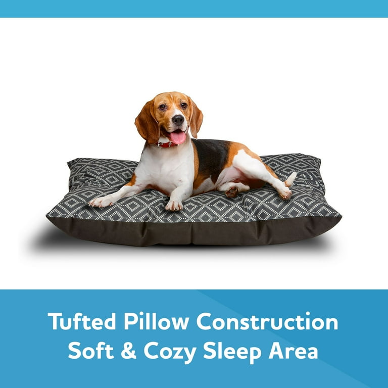 【NEW限定品】 Bed, Pet Dog Pillow Tufted Life Vibrant Medium, 27 Black, 邦楽