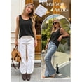 thumbnail image 5 of MOYIKO Tank Tops for Women Round Neck Trendy Sleeveless Tops Dressy Casual Flowy Summer Shirts Loose Fit, 5 of 7