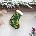 thumbnail image 6 of Rateoe Pineapples with Palm Leaves Print Christmas Stockings,18 Inch Large Christmas Stockings Decoration Ornaments for Holiday Home Fireplace Indoors, 6 of 7