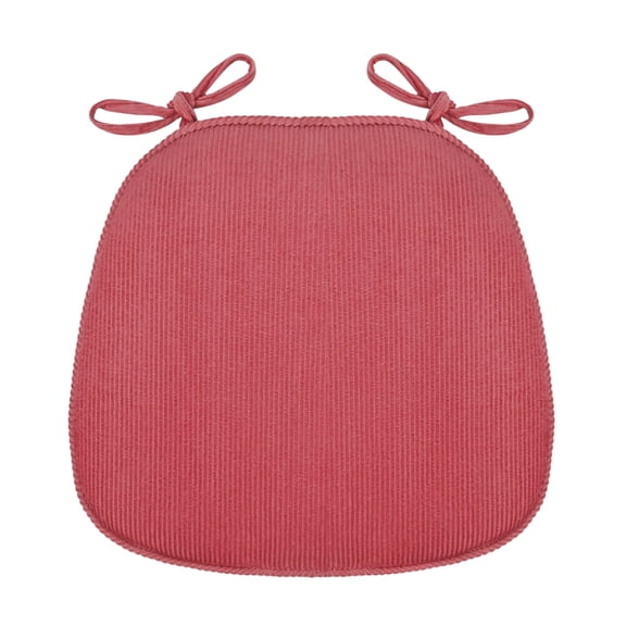 SLYNSHome Chair Cushions for Dining Chairs Pink Kitchen Chair Cushions Chair Pads with Ties Memory Foam Seat Cushion