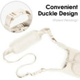 thumbnail image 5 of Water Bottle Carrier Bag with Phone Pocket 32oz 40oz Tumbler Insulated Water Bottle Holder with Adjustable Shoulder Strap Carrier Sling Bag (Beige), 5 of 8