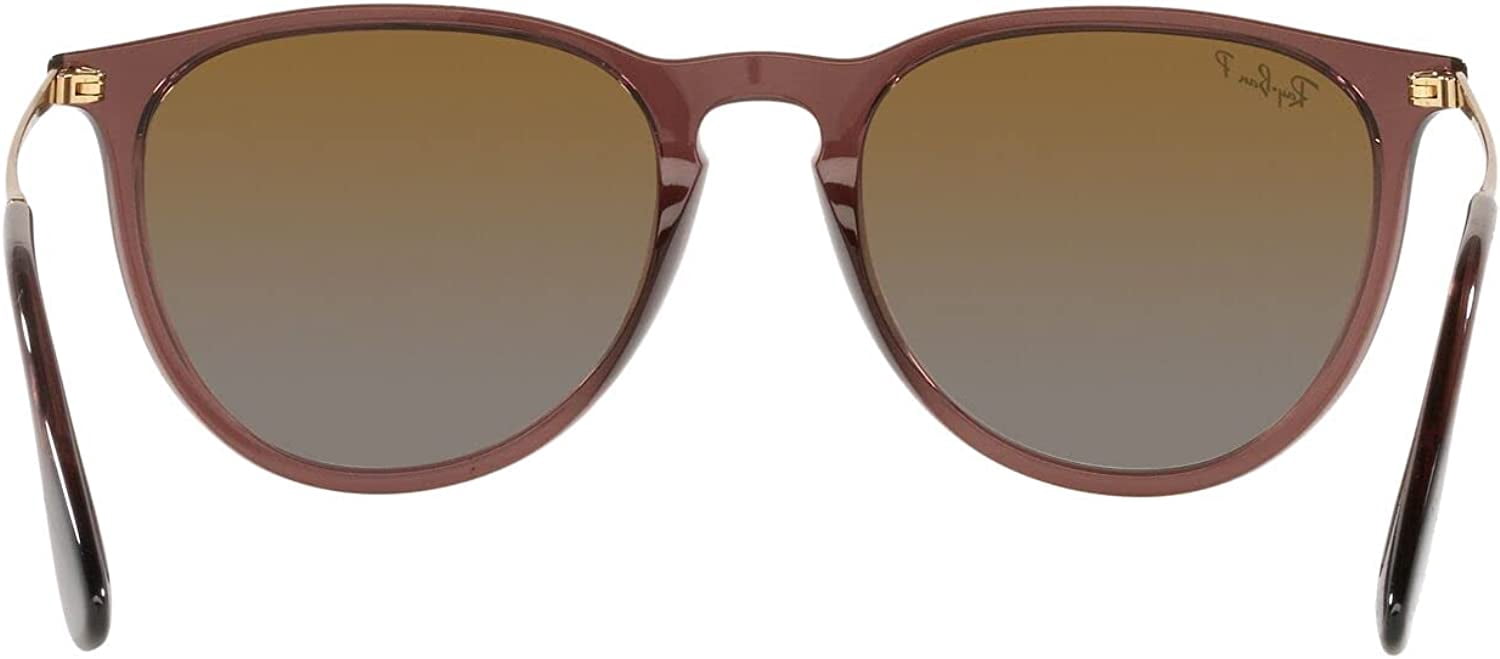 Ray-Ban Erika RB4171 Sunglasses - (6593T5) Transparent Dark Brown/Brown Gradient Polarized - 54mm