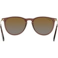 thumbnail image 7 of Ray-Ban Erika RB4171 Sunglasses - (6593T5) Transparent Dark Brown/Brown Gradient Polarized - 54mm, 7 of 7
