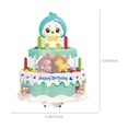 thumbnail image 2 of Blue Kids Electronic Music Cake Toy With Lights Pretend Baking Play Kitchen Set Educational Role Play Gift 6.89X5.12 Inch Birthday Party Activity Blue, 2 of 5